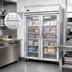 Thumbnail image #3 for Continental Refrigerator 2FSNSSGD Two-Section Shallow Depth Glass Door Display Freezer