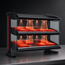 Thumbnail image #3 for Hatco Spot On Slant Dual Shelf Heated Zone Merchandiser Warmer, Countertop, 8 Zones per Shelf