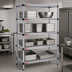 Thumbnail image #3 for EAGLEbrite Quad-Adjust 4-Tier Wire Shelving Starter Unit, 48 x 24 x 74 Inches, Zinc Finish