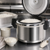 Thumbnail image #3 for Thunder Group 30-Cup Electric Rice Warmer with Stainless Steel Mirror Finish and Non-Stick Inner Pot