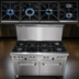 Thumbnail image #3 for Southbend Ultimate 48-Inch Gas Restaurant Range with 7 Burners, Standard Oven, and Cabinet Base