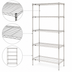 Thumbnail image #3 for Metro Super Erecta 5-Shelf Chrome Plated Stationary Starter Wire Shelving Unit, 24 x 24 x 74 Inches