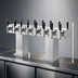 Thumbnail image #3 for Perlick Extra High Countertop Glycol-Cooled Bridge Tee Draft Beer Tower, 16 Faucets, Polished Chrome
