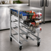 Thumbnail image #3 for Panco Half-Size Mobile Gravity-Fed Can Rack for #5 and #10 Cans