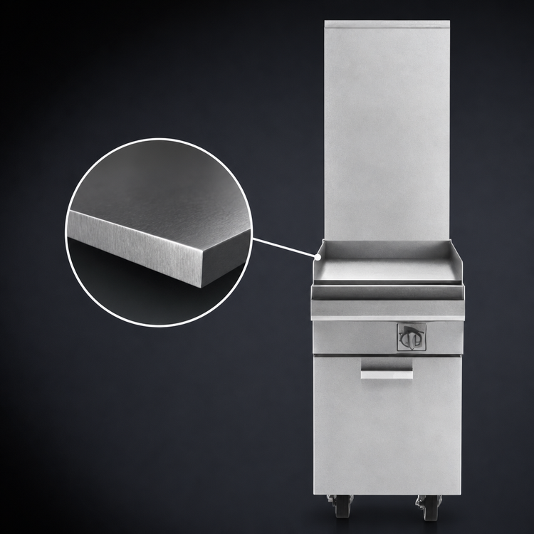 Product image #3 for Garland Master Series M8S Heavy Duty 17-Inch Gas Add-A-Unit Griddle with Storage Base