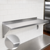 Thumbnail image #3 for BK Resources Economy T-430 Stainless Steel Wall-Mounted Shelf, 84-Inch W x 16-Inch D