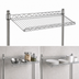 Thumbnail image #3 for Valu-Master 48-Inch x 18-Inch Reversible Angled Wire Shelf with Hanger Rails