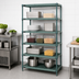 Thumbnail image #3 for Quantum 5-Tier Stationary Wire Plastic Mat Shelving Unit, 30