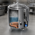 Thumbnail image #3 for Groen 80 Gallon Gas Self-Contained Steam Jacketed Stationary Floor Kettle