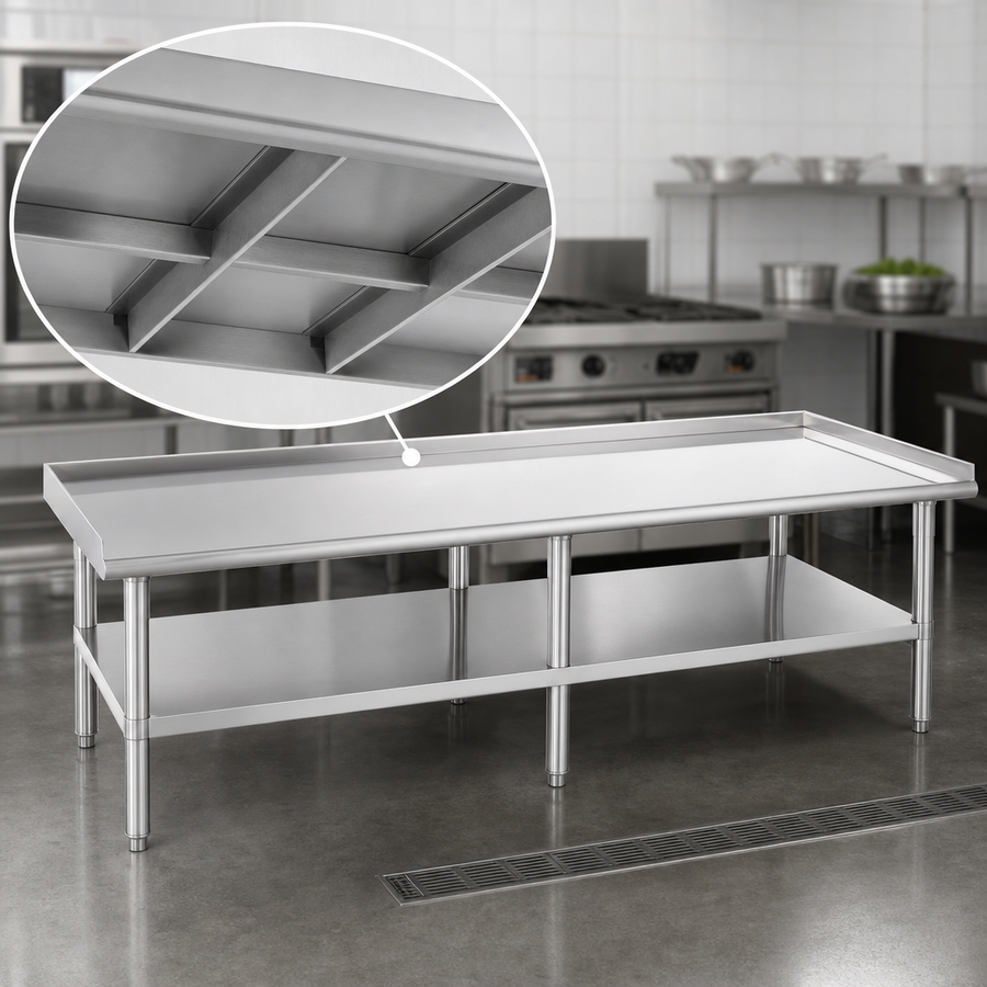 Reinforced Stainless Steel Top