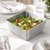 Thumbnail image #3 for Square Stainless Steel Serving Bowl, 70 oz., Satin Finish