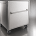 Thumbnail image #3 for Cres Cor Rear Push Handle Cart Accessory