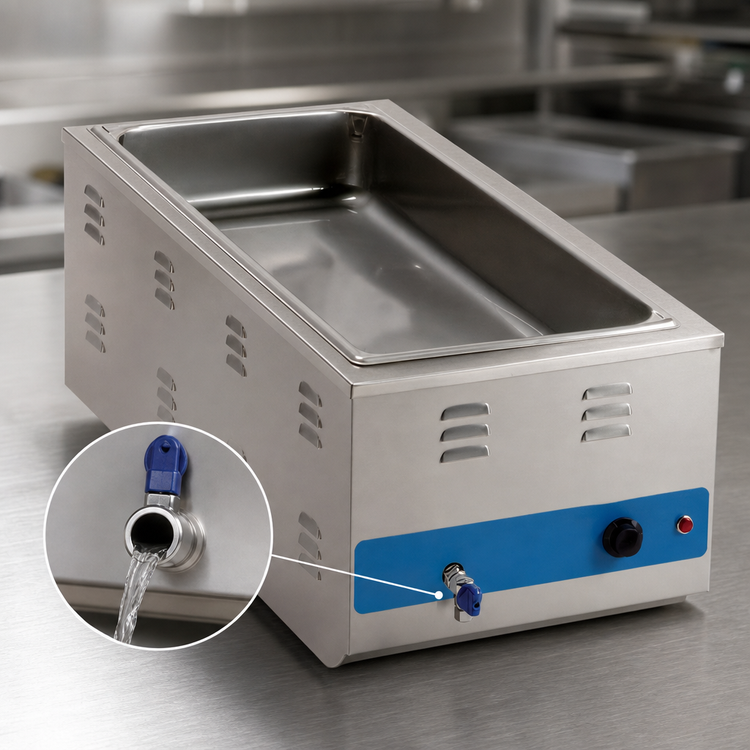 Product image #3 for Antunes CW-127 Countertop Cooker/Warmer with Drain System