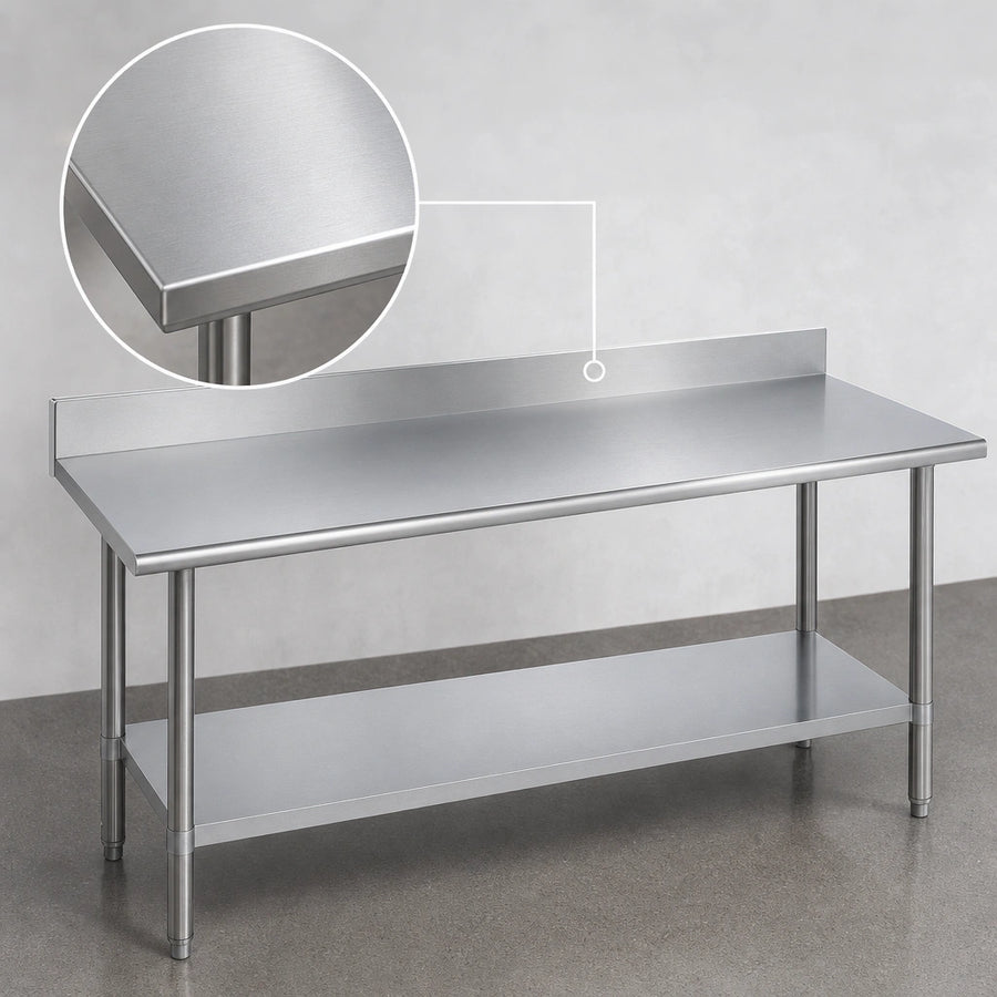 14-Gauge Stainless Steel Top