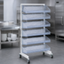 Thumbnail image #3 for Quantum Mobile Single-Sided Partition Wall Starter Unit with 7 Baskets
