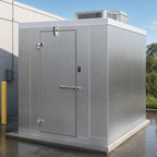 Thumbnail image #3 for Norlake Kold Locker KODB7788-C Outdoor Walk-In Cooler, 8' x 8' x 7'7" H, With Floor, Self-Contained R290 Refrigeration
