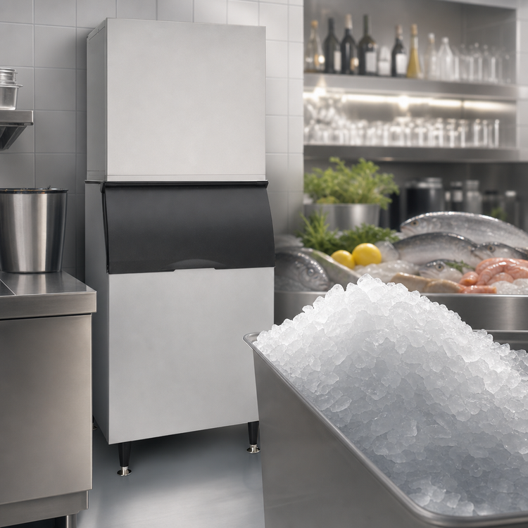 Product image #3 for Ice-O-Matic MFI2306W Flake Ice Maker, Water-Cooled, Self-Contained, 2600 lb./24 Hr