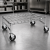 Thumbnail image #3 for Super Erecta Mobile Wire Dunnage Rack with Casters, 24 x 48 Inches, Chrome, 800 lb Capacity