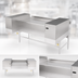 Thumbnail image #3 for John Boos Double 42-Inch Speed Rail Locking Cover, 18/300 Stainless Steel