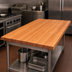 Thumbnail image #3 for American Cherry Edge Grain Kitchen Countertop, 96 x 38 x 2-1/4 Inch, Varnique Finish