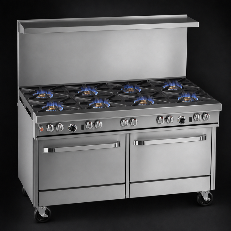 Product image #3 for Southbend Ultimate 60-Inch Gas Restaurant Range with 9 Burners, Standard Oven and Cabinet Base