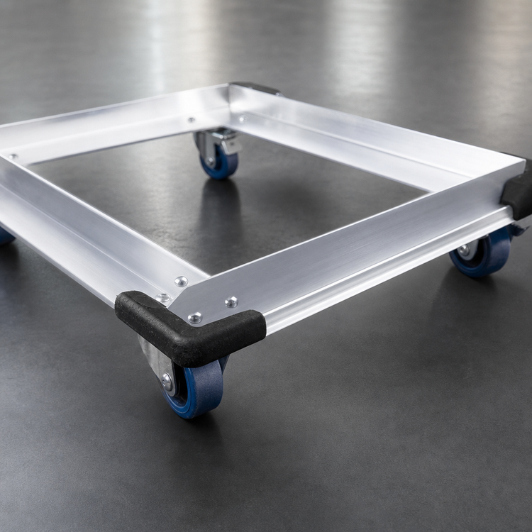 Product image #3 for Metro 42 Inch x 18 Inch Aluminum Truck Dolly Frame with Wraparound Bumper