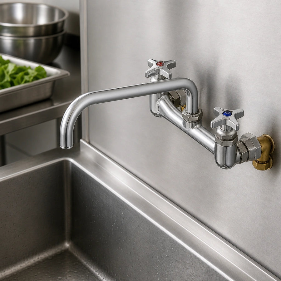 Wall-Mounted Mixing Faucet