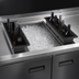 Thumbnail image #3 for Glastender 4-Bottle ABS Plastic Bottle Well Set for 24-Inch Deep Ice Bins
