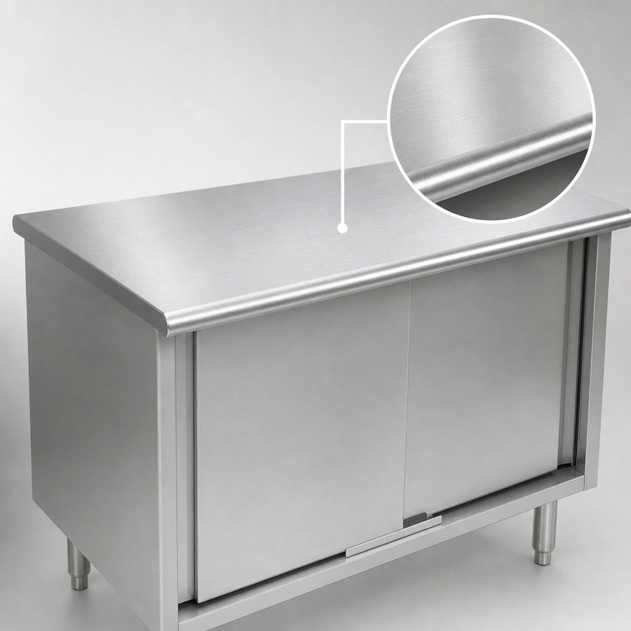 14-Gauge 304 Stainless Steel Top