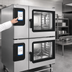 Thumbnail image #4 for Convotherm Maxx Pro K-12 School Package Double Stacked Gas Combi Oven (6.20GB-N on 10.20GB-N) with easyTouch Controls and Disappearing Doors