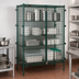 Thumbnail image #3 for EagleGard Stationary Open Wire Security Cage with Dual Padlock Doors, 33-1/4 x 27-1/4 x 67 Inches, EAGLEgard Hybrid Epoxy Finish