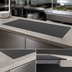 Thumbnail image #3 for Vollrath Flush Mount Drop-In Heated Warming Shelf, 74 Inch, Dual Zone, Black Aluminum Hardcoat, 120V