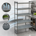 Thumbnail image #3 for Cambro Camshelving Basics Plus 5-Shelf Stationary Starter Unit, 18 x 36 x 84 Inches, Vented, Brushed Graphite