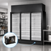 Thumbnail image #3 for True TRM3L-NN Three-Section Low-Temp Glass Door Freezer Merchandiser, Self-Contained, Black Exterior/White Interior