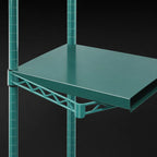 Thumbnail image #3 for Eagle Group QuadPlus QPF-QA1848VG-GS-X Solid Green Polymer Shelf Mat with Quad-Adjust Frame, 48"W x 18"D, Antimicrobial Case of 4