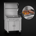 Thumbnail image #3 for Southbend Platinum 18-Inch Heavy Duty Gas Plancha Range with Cabinet Base