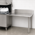 Thumbnail image #3 for John Boos E-Series Right-Side Clean Straight Dish Table, 72