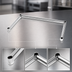 Thumbnail image #3 for Eagle Group 3-Sided Stainless Steel Channel Frame, 48-Inch W x 18-Inch D
