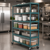 Thumbnail image #3 for QuadPlus 5-Tier Mobile Starter Wire Shelving Unit, 60 x 18 x 74 Inches