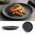 Thumbnail image #4 for American Metalcraft 11-1/2 Inch Matte Black Round Melamine Coupe Plate