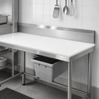 Thumbnail image #3 for Channel Manufacturing BS4 48-Inch Stainless Steel Backsplash for Work Tables