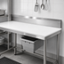 Thumbnail image #3 for Channel Manufacturing 48-Inch Stainless Steel Backsplash for Work Tables