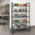 Thumbnail image #3 for Cambro Camshelving Basics Plus 5-Tier Vented Stationary Starter Unit, 24 x 54 x 64 Inches, Brushed Graphite