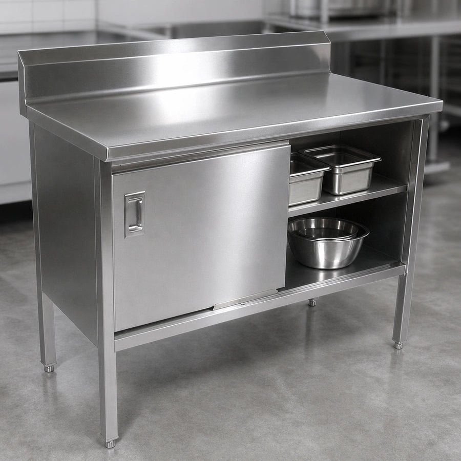 Cabinet Base with Sliding Doors