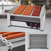 Thumbnail image #3 for APW Wyott X*PERT HotRod HR-20 Compact Flat-Surface 11-Roller Hot Dog Grill