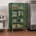 Thumbnail image #4 for Olympic Security Cage Enclosure Kit for 24 x 36 Shelving with Side-Hinged Door, Green-Guard Epoxy Finish