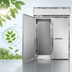 Thumbnail image #3 for Continental Refrigerator D2FINSS Designer Line 2-Section Roll-In Freezer with Stainless Steel Exterior & Interior
