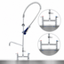 Thumbnail image #3 for T&S Brass EasyInstall Deck-Mount Pre-Rinse Unit with 12-Inch Swing Spout Add-On Faucet and 8-Inch Adjustable Centers