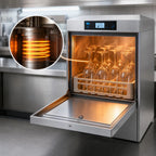 Thumbnail image #3 for MEIKO M-iClean UM Undercounter High-Temperature Door-Type Glass Washer with Built-In Booster, 37 Racks/Hour