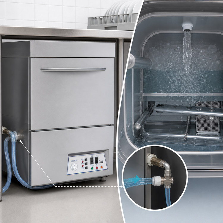 Product image #3 for Jackson DishStar LT Low Temperature Chemical Sanitizing Undercounter Dishwasher, 20" x 20" Rack, Approximately 24 Racks/Hour